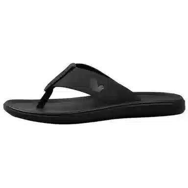 富贵鸟 舒适素面 橡胶底 防滑人字拖鞋 男款