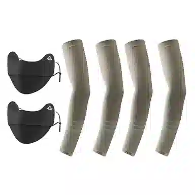 匹克 冰丝袖套防紫外线夏季户外骑行冰柱袖护手臂透气 锦纶 防晒袖 男女同款情侣款