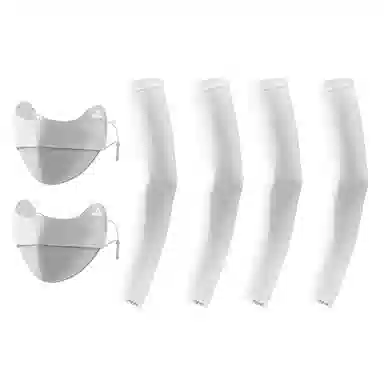 匹克 冰丝袖套防紫外线夏季户外骑行冰柱袖护手臂透气 锦纶 防晒袖 男女同款情侣款