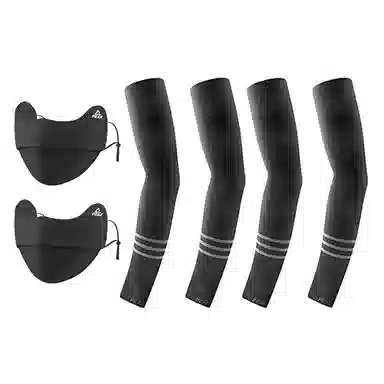 匹克 冰丝袖套防紫外线夏季户外骑行冰柱袖护手臂透气 锦纶 防晒袖 男女同款情侣款