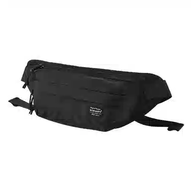 木村耀司 潮牌男休闲百搭大容量随身旅行轻便时尚潮流女 牛津纺 胸包斜挎包单肩包 常规 男女同款 黑色/红色