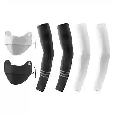 匹克 冰丝袖套防紫外线夏季户外骑行冰柱袖护手臂透气 锦纶 防晒袖 男女同款情侣款