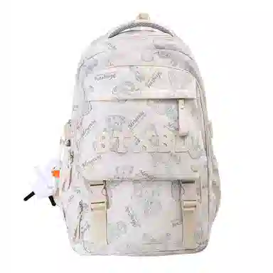 醇龙 书包初中生高颜值时尚潮流大学生背包高中生尼龙男女同款双肩包多色