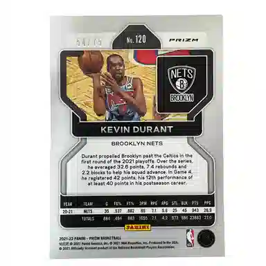 PANINI 2022-22 Prizm 75 5475