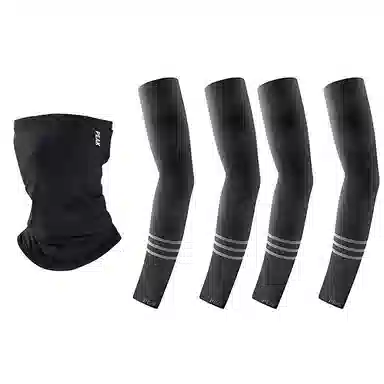 匹克 夏季冰丝防紫外线透气防遮脸外出骑行护颈 锦纶 防晒面罩 男女同款情侣款