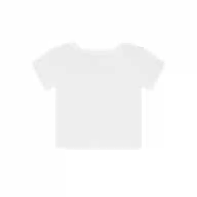 花蔓色 纯色短款修身短袖针织衫 女款