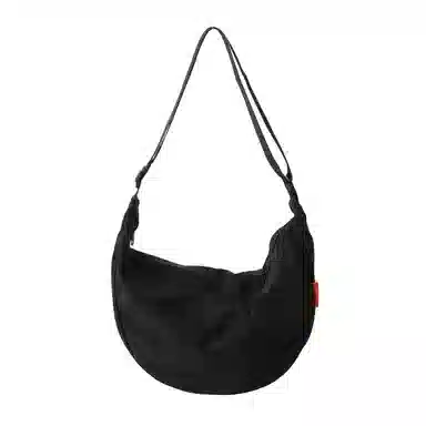 醇龙 大容量休闲简约时尚百搭复古轻便 织物 饺子包腋下包斜挎包 常规 男女同款情侣款 绿色/橘色/深蓝色/浅蓝色/黑色/米白色