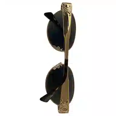Celine Oval Sunglasses Gold
