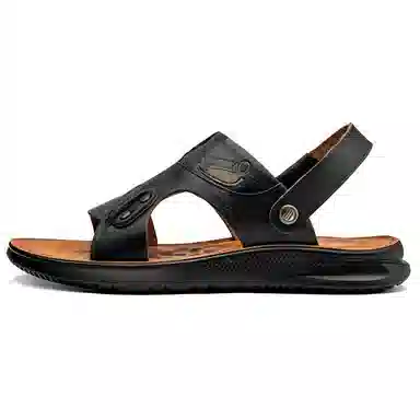 富贵鸟 皮革 舒适百搭通勤潮流 沙滩凉鞋 男款