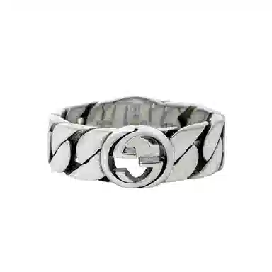 Gucci Interlocking G Wide Ring