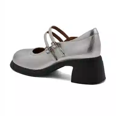 BELLE PU Mary Jane 5.5cm Heel