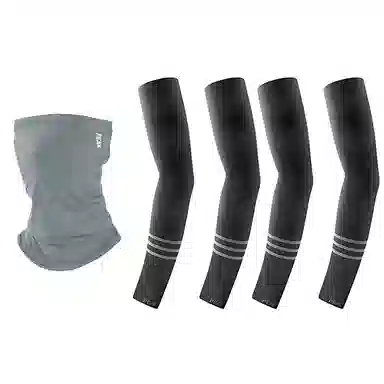 匹克 夏季冰丝防紫外线透气防遮脸外出骑行护颈 锦纶 防晒面罩 男女同款情侣款