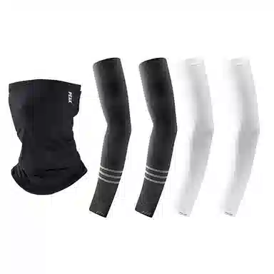 匹克 夏季冰丝防紫外线透气防遮脸外出骑行护颈 锦纶 防晒面罩 男女同款情侣款