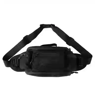 醇龙 时尚休闲日常 牛津纺 胸包 常规 男女同款情侣款 纯黑色/黑桔色/黑白色/桔色/绿色