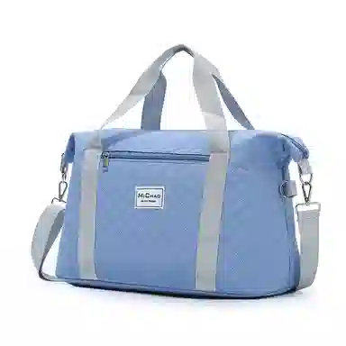 醇龙 拉链开合大容量休闲简约 尼龙 男女通用 旅行包 多色