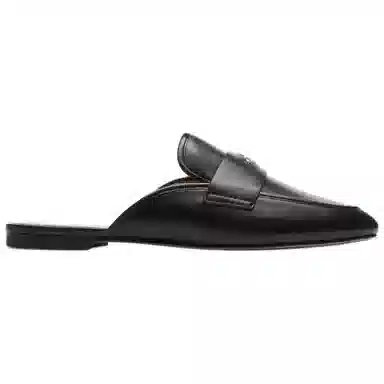 COACH Slip-On Flat Sandals Black