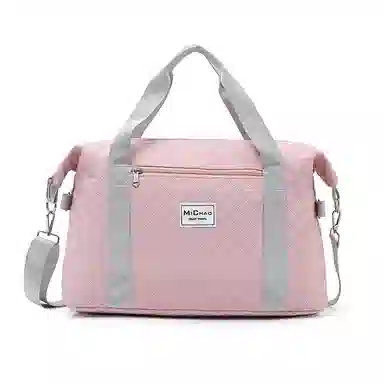 醇龙 拉链开合大容量休闲简约 尼龙 男女通用 旅行包 多色