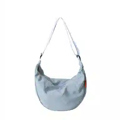 醇龙 大容量休闲简约时尚百搭复古轻便 织物 饺子包腋下包斜挎包 常规 男女同款情侣款 绿色/橘色/深蓝色/浅蓝色/黑色/米白色