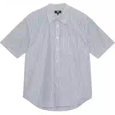 Stussy Boxy SS Shirt 8 Ball Stripe