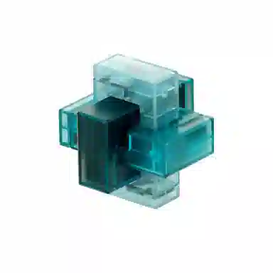 奇艺 古典琉璃色 孔明锁 国潮益智鲁班锁 解压 玩具