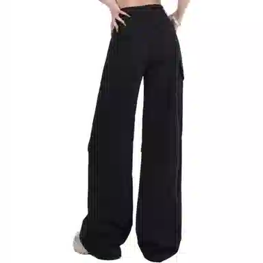 玫丝朵 美式复古时尚直筒休闲裤 女款