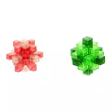 奇艺 古典琉璃色 孔明锁 国潮益智鲁班锁 解压 玩具