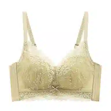 芬腾 薄款大胸显小洞洞杯调整型内衣女聚拢上托收副乳防下垂夏季文胸 女款