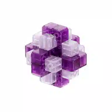 奇艺 古典琉璃色 孔明锁 国潮益智鲁班锁 解压 玩具