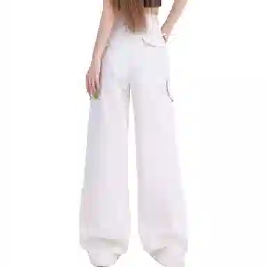 玫丝朵 美式复古时尚直筒休闲裤 女款