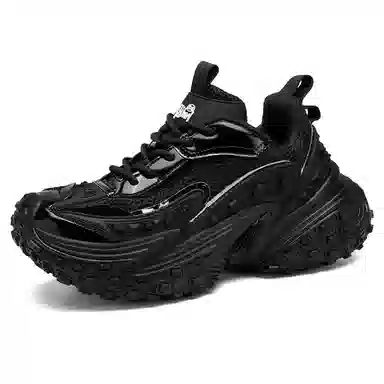 黑魂 网布 厚底时尚潮流百搭 防滑耐磨增高 低帮 老爹鞋 男女同款