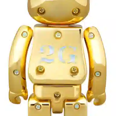 BERBRICK 2G HAJIME SORAYAMA GOLD 14.5cm