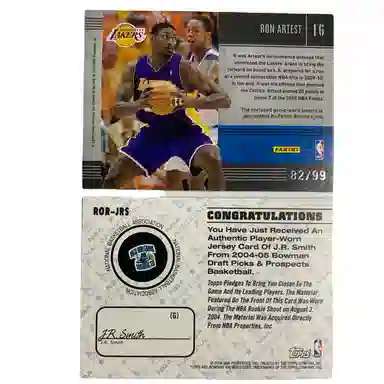 PANINI 20108299+2004 topps J.R 2