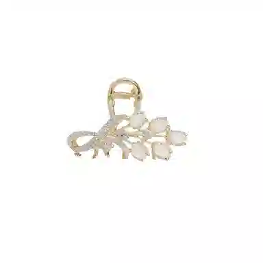 彤彤兔 高级感水钻穗抓夹后脑勺中号夹子头饰半扎发气质发卡 发夹 女款