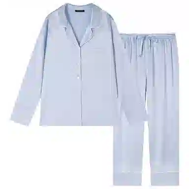 舒雅 桑蚕丝真丝梭织睡衣套装 女款