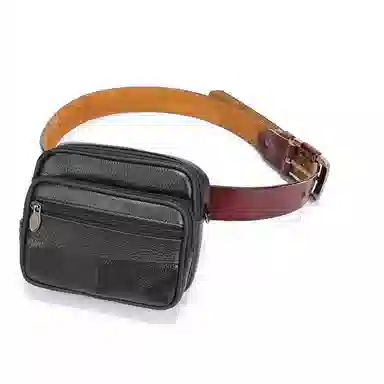 DOSRFINI Urban Large Capacity Leather Waist Bag