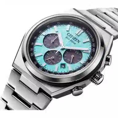 Citizen 100m Eco-Drive Titanium Green Dial