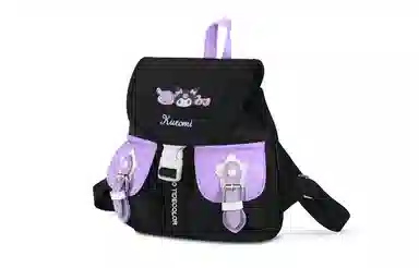 ZGO Sanrio Backpack Black Purple