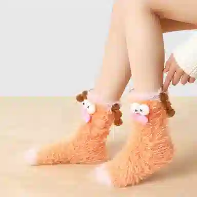 Primeet Coral Fleece Cartoon Socks