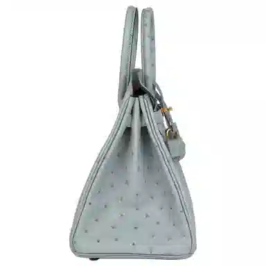 HERMES Birkin 25 NK 8U Bleu Glacier