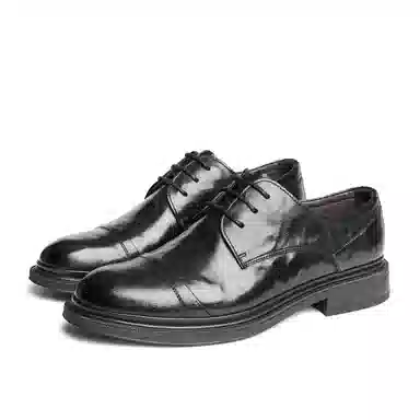 森达 头层牛皮 时尚 经典 百搭 正装皮鞋 男款