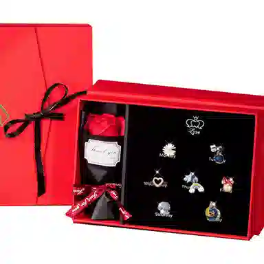 妖娆猫 一周星期头绳发饰套装礼盒气质小清新儿童发绳头饰皮筋女高级感创意生日礼品女生实用走心 发圈 女款