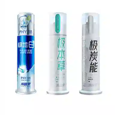 冷酸灵泵式牙膏极地白直立按压式抗敏牙膏清洁口腔清新口气