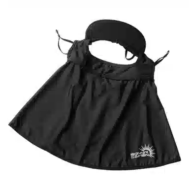 上海故事 立体遮阳帽檐护颈防晒口罩 聚酯纤维 防晒面罩 女款