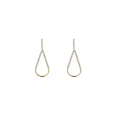 芒果饰品 小众设计感高级 铜 捷克钻 耳环 女款