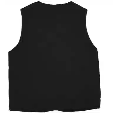 她池 简约拼色宽松百搭马甲 女款