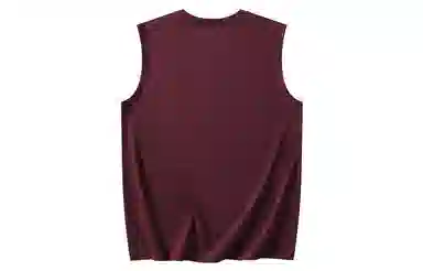 功夫熊猫 无性别主义嘻哈街头卡通字母印花宽松百搭舒适透气坎肩学院风纯棉无袖背心 男女同款