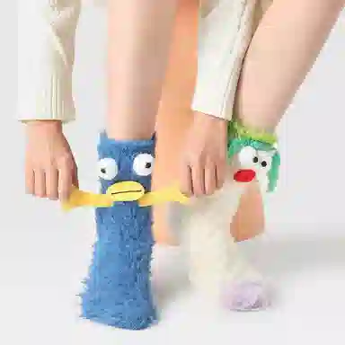 Primeet Coral Fleece Cartoon Socks