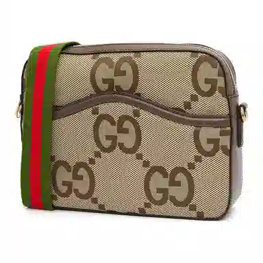 Gucci Jumbo GG Canvas Messenger Bag