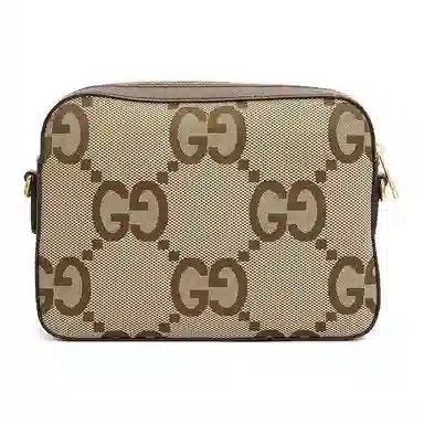 Gucci Jumbo GG Canvas Messenger Bag