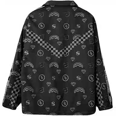Sprayground Shark Mouth Print Jacket